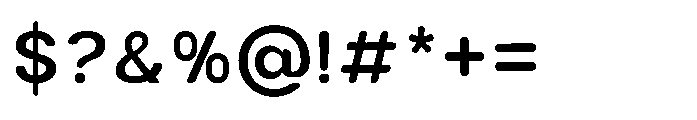 Clario Semi Bold Font OTHER CHARS