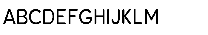Clario Semi Condensed Font UPPERCASE