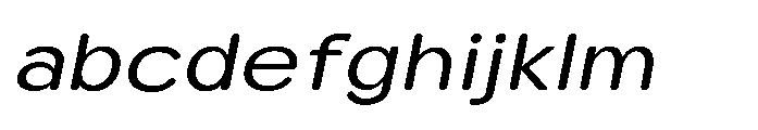 Clario Semi Expanded Italic FONT