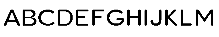 Clario Semi Expanded Font UPPERCASE
