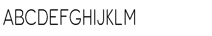 Clario Thin Condensed Font UPPERCASE