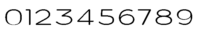 Clario Thin Expanded Font OTHER CHARS