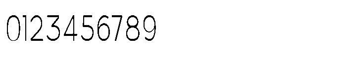 Clario Thin Extra Condensed Font OTHER CHARS