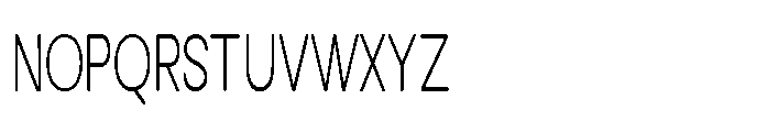 Clario Thin Extra Condensed Font UPPERCASE
