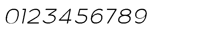 Clario Thin Italic Font OTHER CHARS