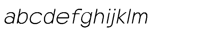 Clario Thin Italic FONT