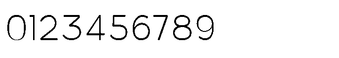 Clario Thin Semi Condensed Font OTHER CHARS