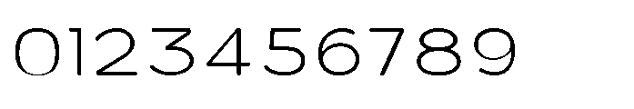 Clario Thin Semi Expanded Font OTHER CHARS