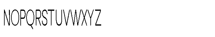 Clario Thin Ultra Condensed Font UPPERCASE