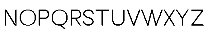 Clario Thin Font UPPERCASE