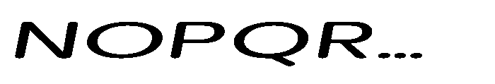 Clario Ultra Expanded Italic Font UPPERCASE