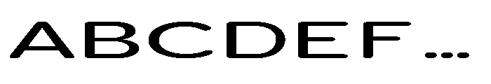 Clario Ultra Expanded Font UPPERCASE