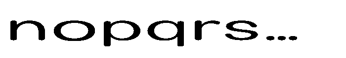 Clario Ultra Expanded Font LOWERCASE