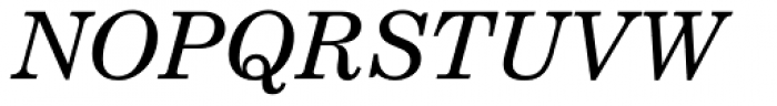 Clarion MT Italic Font UPPERCASE