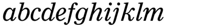 Clarion MT Italic Font LOWERCASE