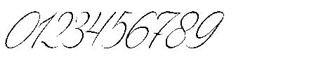 Claris Fleur Italic Font OTHER CHARS