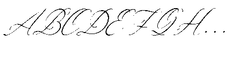 Claris Fleur Italic Font UPPERCASE