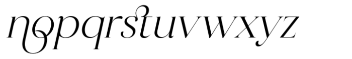 Clarist Italic Font LOWERCASE