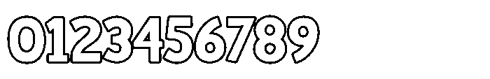 Clariza Sparks Outline Font OTHER CHARS