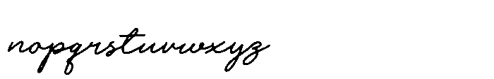 Clariza Sparks Script Font LOWERCASE