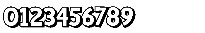 Clariza Sparks Shadow Font OTHER CHARS