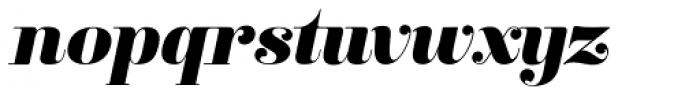 Clarize Black Italic Font LOWERCASE