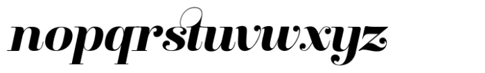 Clarize Bold Italic Font LOWERCASE