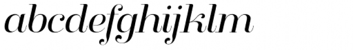 Clarize Italic Font LOWERCASE