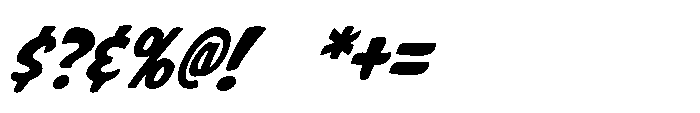 Clash Of Titans CCClash Of Titans Italic Font OTHER CHARS