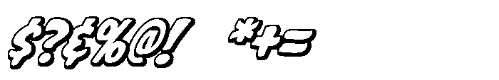 Clash Of Titans CCClash Of Titans Team Up Italic Font OTHER CHARS