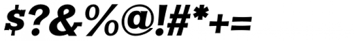 Clasica Slab UltraBlack Italic Font OTHER CHARS
