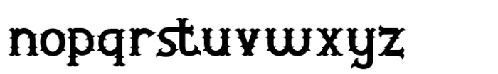 Classic Engrave Font LOWERCASE