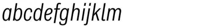 Classic Grotesque Pro Cn Book Italic Font LOWERCASE