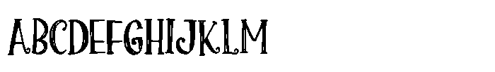 Classic Handmade Font UPPERCASE