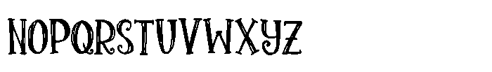 Classic Handmade Font UPPERCASE