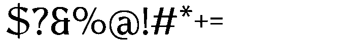 Classic Legend Font OTHER CHARS