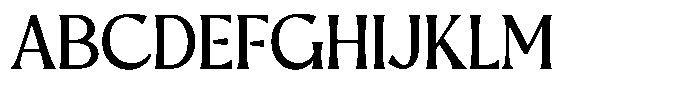 Classic Legend Font UPPERCASE