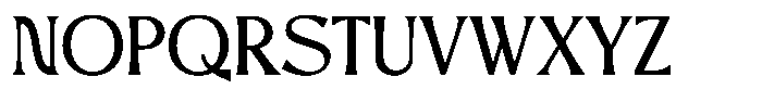 Classic Legend Font UPPERCASE