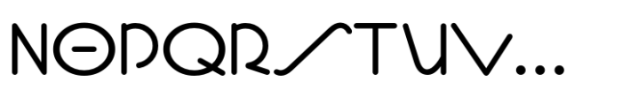 Classic Nouveau JNL Regular Font UPPERCASE