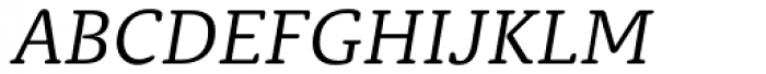 Classic Round Light Italic Font UPPERCASE