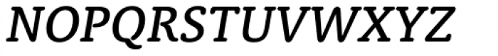 Classic Round Medium Italic Font UPPERCASE