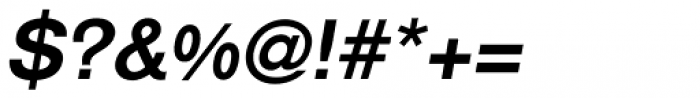 Classic Sans Bold Italic Font OTHER CHARS