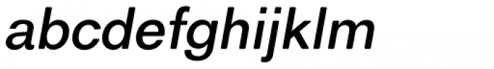 Classic Sans Rounded Medium Italic Font LOWERCASE