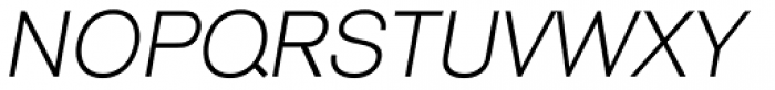 Classic Sans XLight Italic Font UPPERCASE