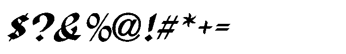 Classic Tales JNL Classic Tales Oblique JNL Regular Font OTHER CHARS