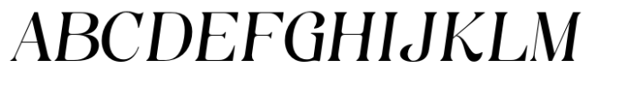 Classic Vogue Italic Font UPPERCASE