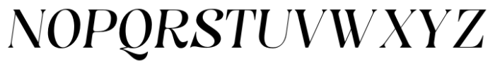 Classic Vogue Italic Font UPPERCASE