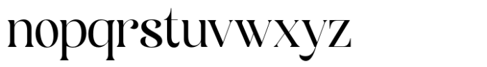 Classic Vogue Regular Font LOWERCASE