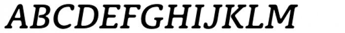 Classic XtraRound Medium Italic Font UPPERCASE