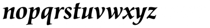 Classica Bold Italic Font LOWERCASE